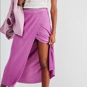 Free People Borderline Midi Skirt